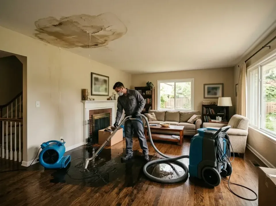 attic-pipe-burst-ceiling-drip-008 — frequently asked questions, Water Damage Restoration & Carpet Care in Starkville, MS